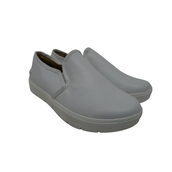 Nurse Mates Shoes - Nurse Mates Women's Slip-On Adela Slip-Resistant Work Shoes White Size 6W